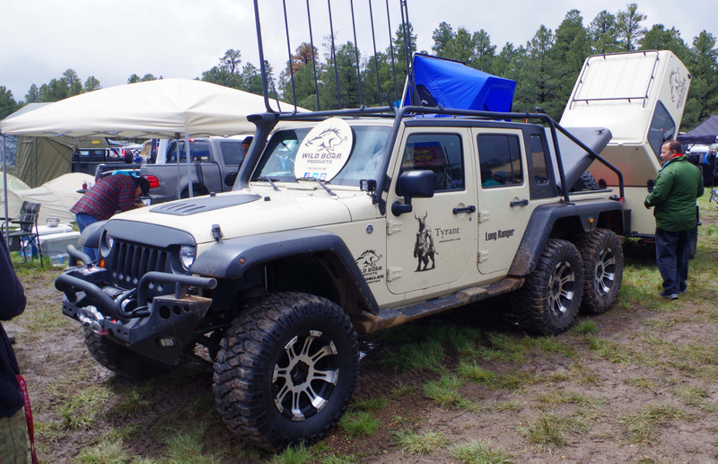 Illustration for article titled The Crazy Camping Rigs At America's Richest Off-Road Adventure Party